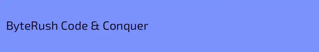ByteRush Code & Conquer